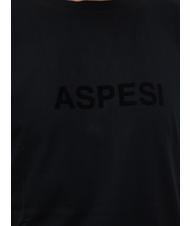 ASPESI BASIC FLOCK Baumwoll-T-Shirt mit Logo - Herren-T-Shirts