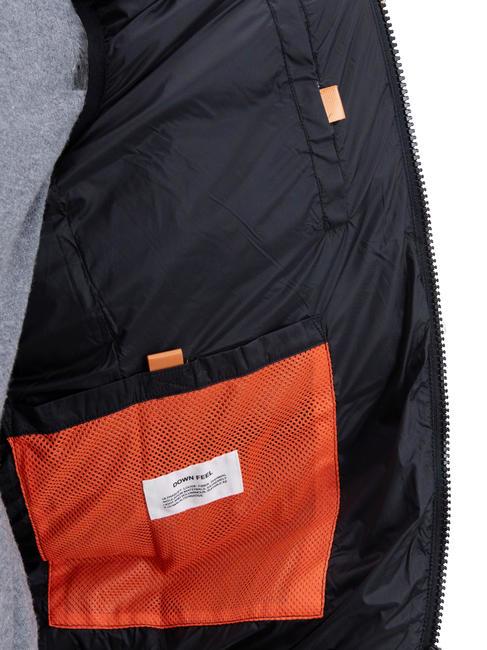 PORPOISE NY Gepolsterte Weste Schwarz - &Auml;rmellose Jacken f&uuml;r M&auml;nner