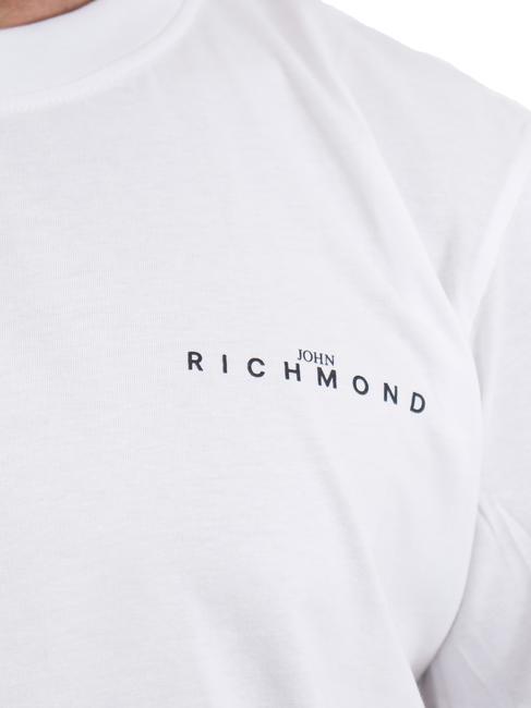 ACOSTA Baumwoll t-shirt wei&szlig; schwarz - Herren-T-Shirts