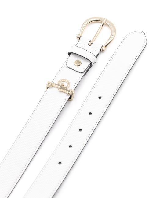 RB LIZZARD G&uuml;rtel Hergestellt in Italien Wei&szlig; - G&uuml;rtel