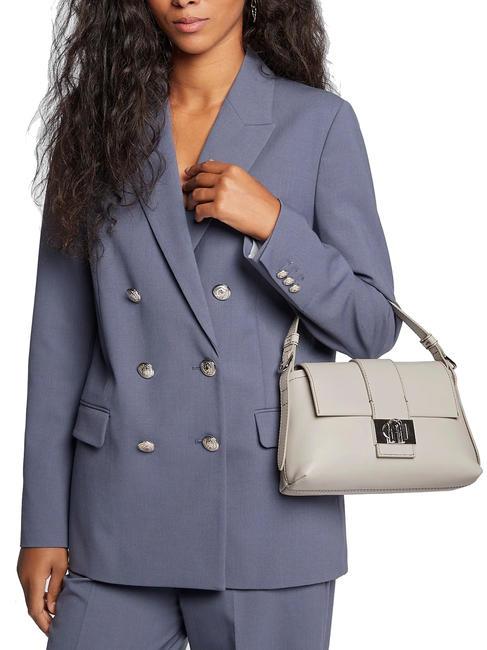 CHARLOTTE Handtasche, mit Schultergurt Perle - Damentaschen