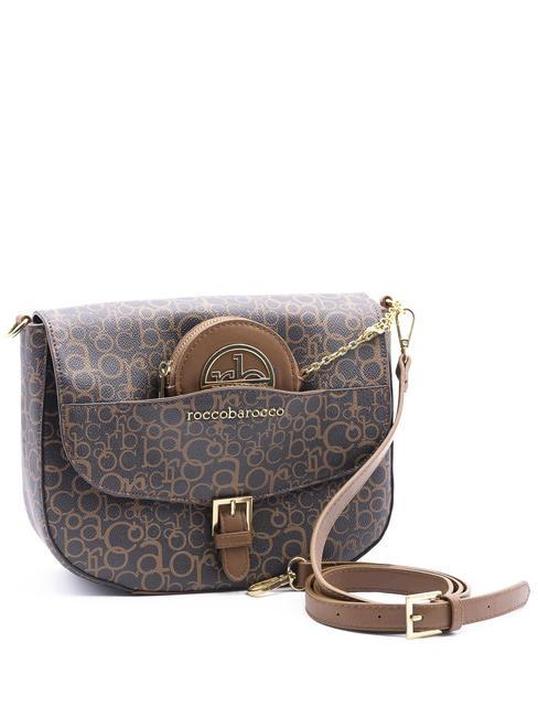 GIADA Schultertasche Braun schwarz - Damentaschen