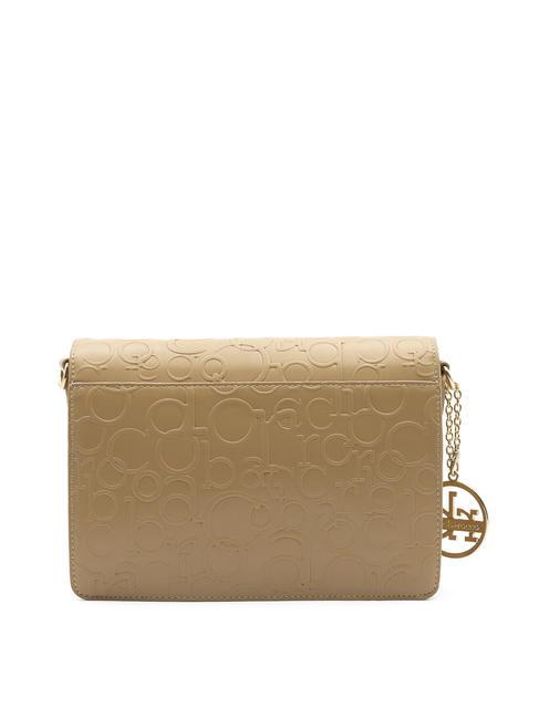 RUBINO Umh&auml;ngetasche mit Klappe Leder - Damentaschen