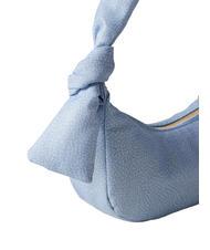 BORBONESE LOVER NYLON Kleine Umh&auml;ngetasche mit Schultergurt Topas/Hellgrau - Damentaschen - 4