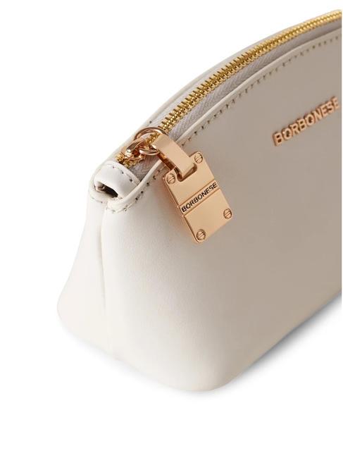 LETTERING Mini-Kulturbeutel aus Leder 61 Chantilly-Creme - Etuitaschen &amp; Necessaire