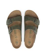 BIRKENSTOCK ARIZONA Zwei-Band-Slipper W&uuml;stenstaub-Thymian - Schuhe Unisex - 5
