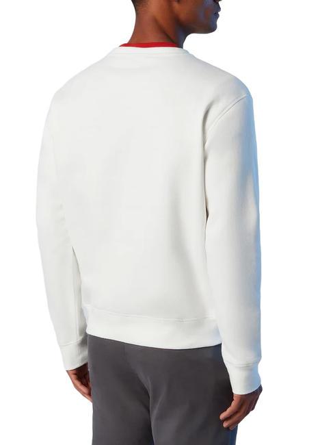 ROUND LOGO Sweatshirt aus Baumwolle mit Rundhalsausschnitt M&auml;usespeck - Sweatshirts Herren