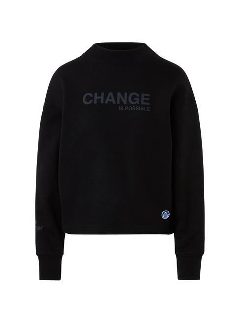 CHANGE IS POSSIBLE Baumwoll-Sweatshirt Schwarz - Sweatshirts Damen