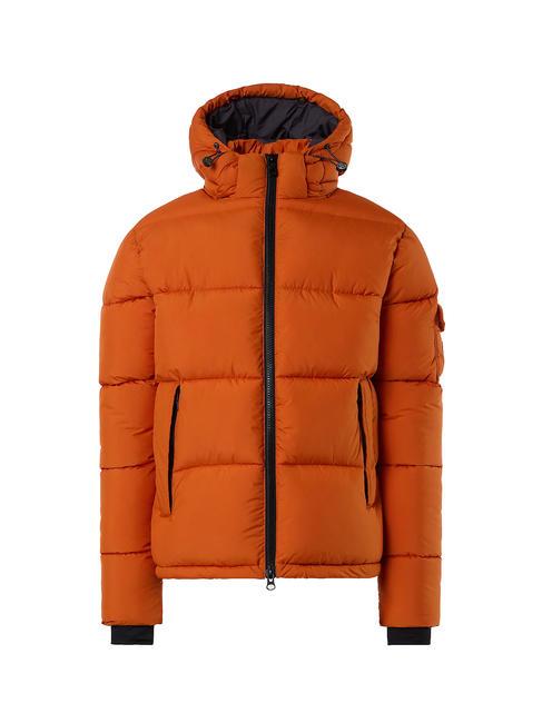 BEAM PUFFER Jacke mit Kapuze goldene Flamme - Daunenjacken f&uuml;r Herren