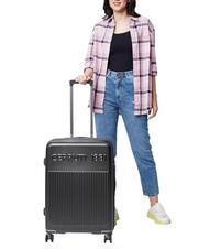 CERRUTI 1881 Mittelgro&szlig;er erweiterbarer Trolley Grau - Harte Trolleys - 6