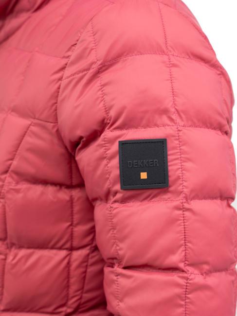 SCIRE NY DOUBLE Doppelseitige Daunenjacke mit Kapuze Cordovan-Leder - Tabasco - Daunenjacken f&uuml;r Damen