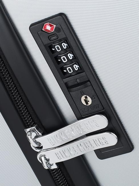 YUGINE Gro&szlig;er Trolley Grau - Harte Trolleys