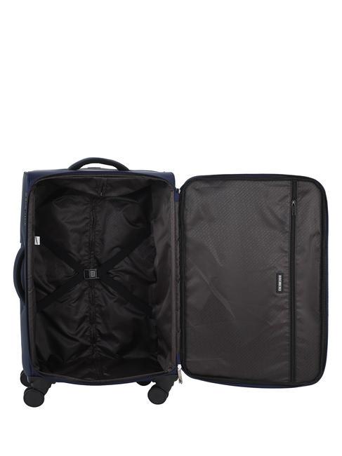 AUDRIK Mittelgro&szlig;er Trolley Blau - Halbharte Trolleys