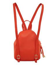 LESAC VANESSA Dollar-Rucksack aus Leder Koralle - Damentaschen - 3