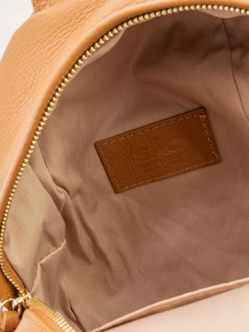 VANESSA Dollar-Rucksack aus Leder dunkles Leder - Damentaschen