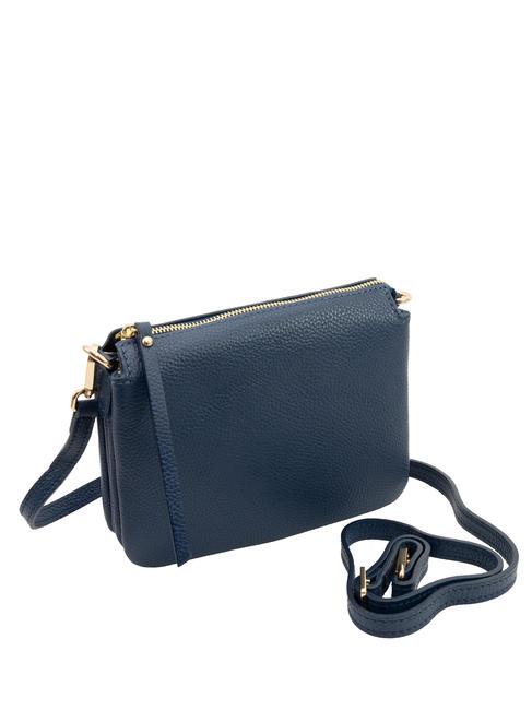 SIMONA Umh&auml;ngetasche aus Tris-Dollar-Leder Jeans - Damentaschen