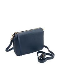 LESAC SIMONA Umh&auml;ngetasche aus Tris-Dollar-Leder Jeans - Damentaschen - 2