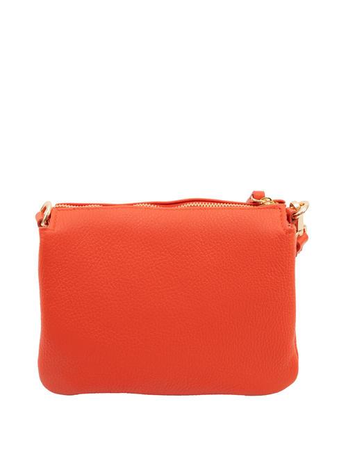 SIMONA Umh&auml;ngetasche aus Tris-Dollar-Leder Koralle - Damentaschen