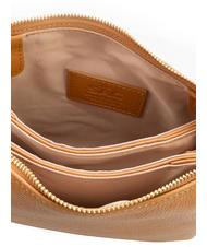 LESAC SIMONA Umh&auml;ngetasche aus Tris-Dollar-Leder dunkles Leder - Damentaschen - 5