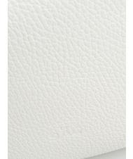 LESAC SIMONA Umh&auml;ngetasche aus Tris-Dollar-Leder optisches Wei&szlig; - Damentaschen - 6