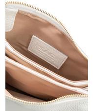 LESAC SIMONA Umh&auml;ngetasche aus Tris-Dollar-Leder optisches Wei&szlig; - Damentaschen - 5