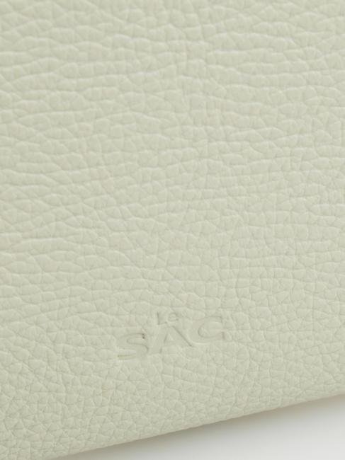 ROBERTA Dollar-Clutch aus Leder arktisches Blaugr&uuml;n - Damentaschen