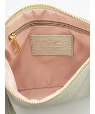 LESAC ROBERTA Dollar-Clutch aus Leder arktisches Blaugr&uuml;n - Damentaschen - 6