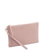LESAC ROBERTA Dollar-Clutch aus Leder tausendj&auml;hriges Rosa - Damentaschen - 2