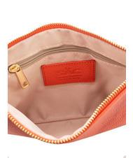 LESAC ROBERTA Dollar-Clutch aus Leder Koralle - Damentaschen - 5