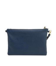 LESAC CLAUDIA Dollar-Clutch aus Leder mit Schultergurt Jeans - Damentaschen - 3