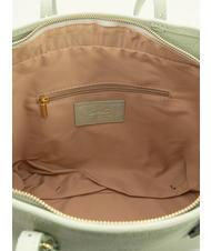 LESAC CHIARA Dollar-Shopper-Tasche aus Leder arktisches Blaugr&uuml;n - Damentaschen - 6