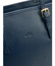 LESAC CHIARA Dollar-Shopper-Tasche aus Leder Jeans - Damentaschen - 5