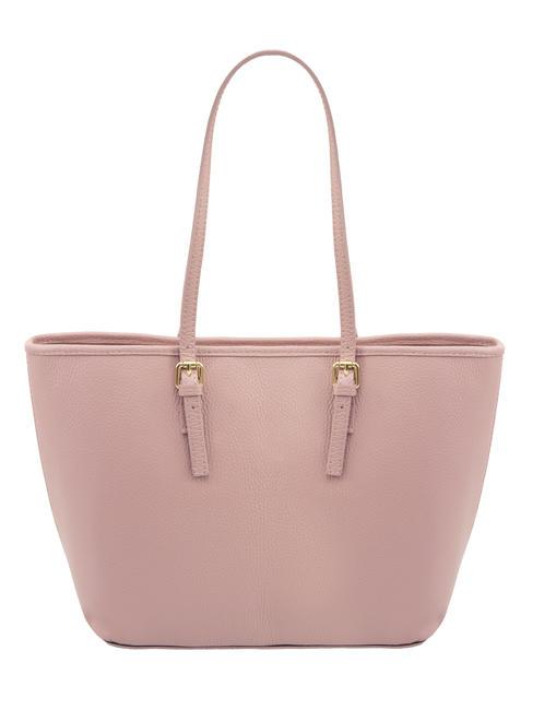 CHIARA Dollar-Shopper-Tasche aus Leder tausendj&auml;hriges Rosa - Damentaschen