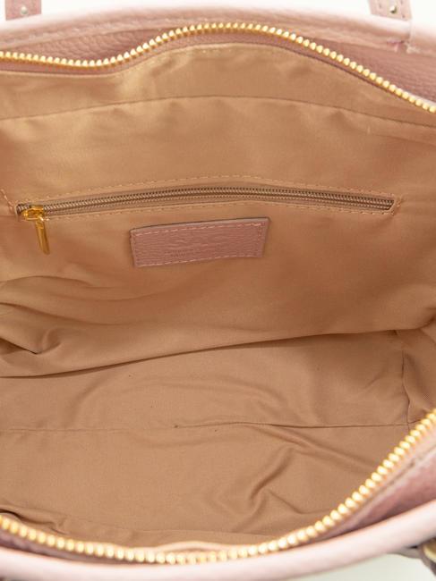 CHIARA Dollar-Shopper-Tasche aus Leder tausendj&auml;hriges Rosa - Damentaschen
