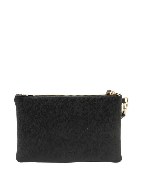 ROBERTA Dollar-Clutch aus Leder Schwarz - Damentaschen