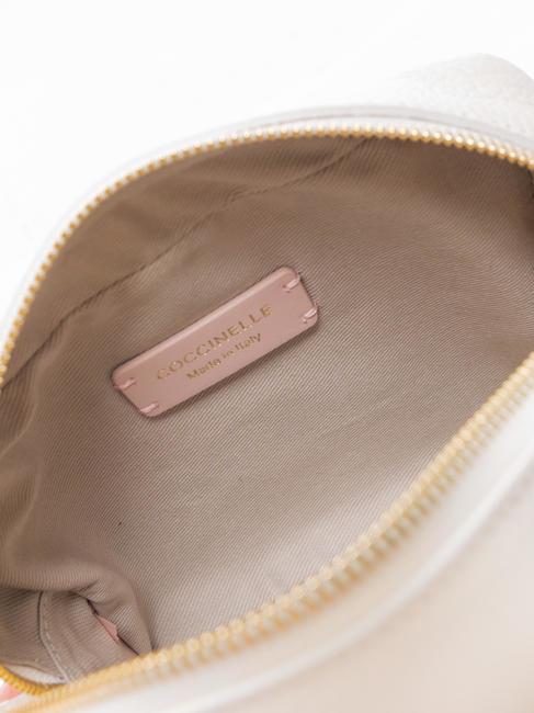 CHERRY Kameratasche aus geh&auml;mmertem Leder Kokosmilch - Damentaschen