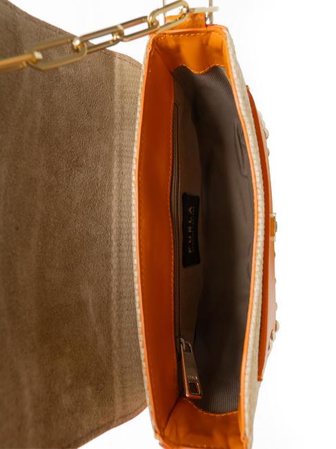 MISS MIMI Mini-Umh&auml;ngetasche W&uuml;ste + Mandarine - Damentaschen