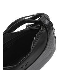 TOSCA BLU TIRAMISU Umh&auml;ngetasche mit Kroko-Print Schwarz - Damentaschen - 3