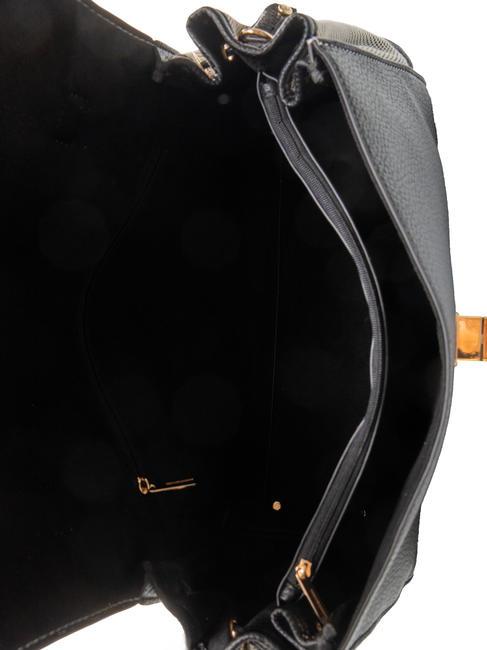 MIA Aktentasche mit Schultergurt Schwarz - Damentaschen