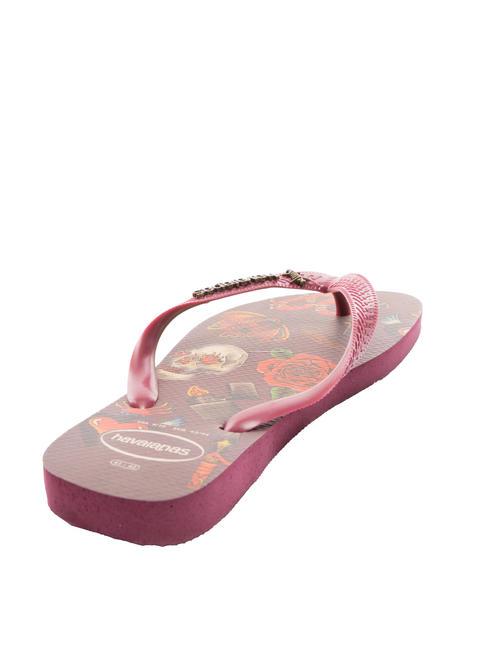 TOP TRIBO Flip Flops violetter Boden - Herrenschuhe