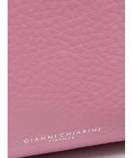 GIANNI CHIARINI MIA Tasche aus geh&auml;mmertem Leder mit Schultergurt Rosa-Natur - Damentaschen - 3