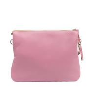 GIANNI CHIARINI MIA Tasche aus geh&auml;mmertem Leder mit Schultergurt Rosa-Natur - Damentaschen - 4