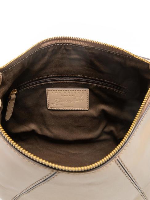 BRIGIDA Umh&auml;ngetasche aus Leder nat&uuml;rliche Abk. Gold - Damentaschen