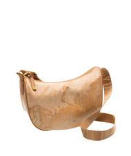 ALVIERO MARTINI PRIMA CLASSE GEO CLASSIC Halbmondf&ouml;rmige Umh&auml;ngetasche mit mittlerer Schulterh&ouml;he - Damentaschen