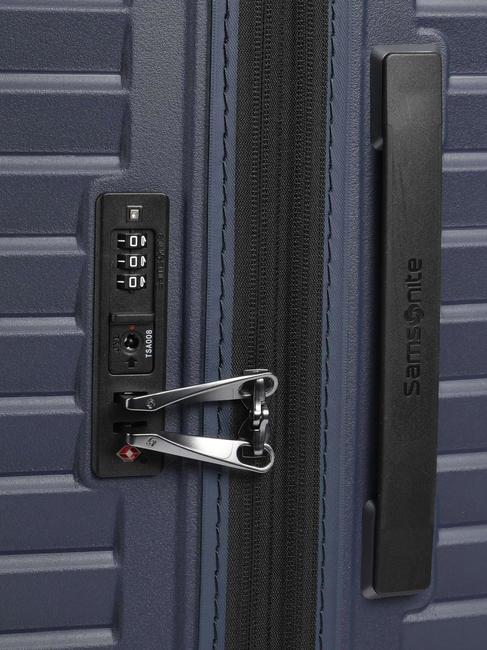 INTUO Extra gro&szlig;er erweiterbarer Trolley blaue Nacht - Harte Trolleys