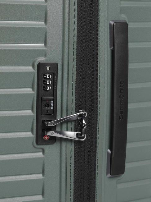 INTUO Gro&szlig;er erweiterbarer Trolley olivgr&uuml;n - Harte Trolleys