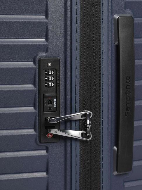 INTUO Gro&szlig;er erweiterbarer Trolley blaue Nacht - Harte Trolleys