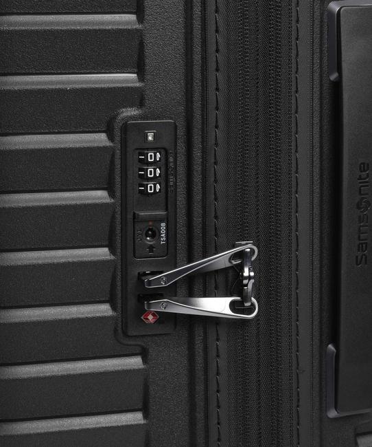 INTUO Gro&szlig;er erweiterbarer Trolley SCHWARZ - Harte Trolleys