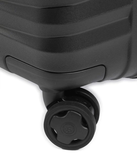 INTUO Gro&szlig;er erweiterbarer Trolley SCHWARZ - Harte Trolleys