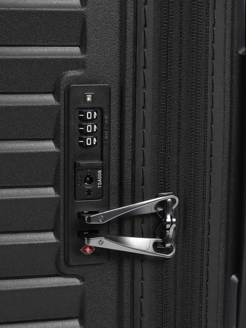 INTUO Mittelgro&szlig;er erweiterbarer Trolley SCHWARZ - Harte Trolleys